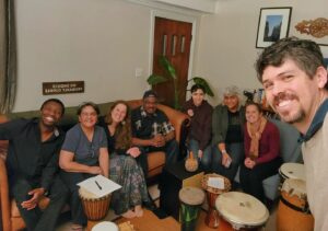 Literacy-Free 12 Step Expressive Arts Therapy drum circle